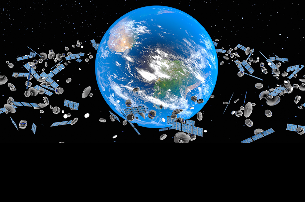 Orbital Debris Around Earth [Credit: NASA/Office of Safety and Mission Assurance (OSMA)]