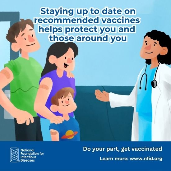 Do Your Part, Get Vaccinated | National Foundation for Infectious Diseases (NFID) | nfid.org